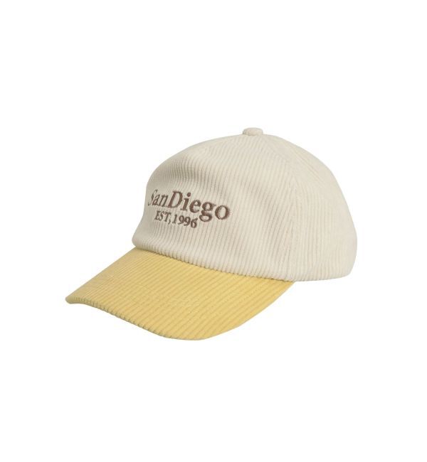 Ungrid「バイカラーコーデュロイキャップ」|キャップ・キャスケット|