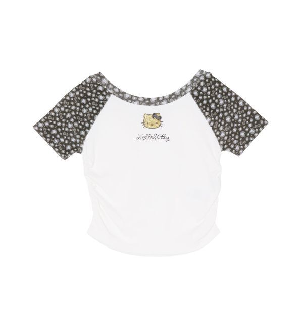 GYDA「GYDA&times;ハローキティ レオパードラグランTシャツ」|Tシャツ・カットソー|