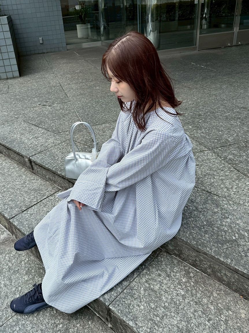 emmi atelier「チェック2wayフレアワンピース【セットアップ対応】」|ワンピース|