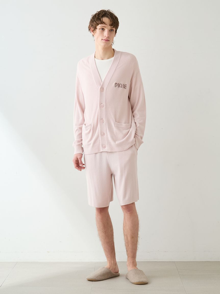 GELATO PIQUE HOMME「【HOMME】スムーズィーliteラインロゴカーディガン」|カーディガン|