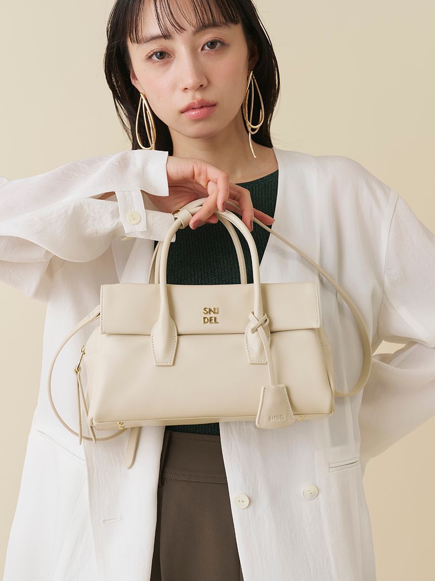 SNIDEL「フラップソフト2WAYボストン」|ボストンバッグ|
