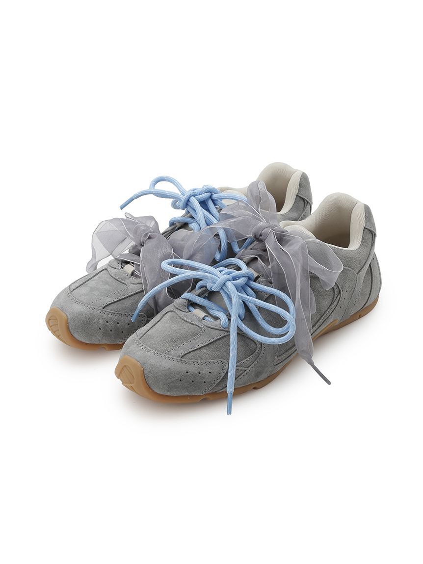 FRAY I.D「【MOHI】レースリボンスニーカー」|スニーカー|GRY