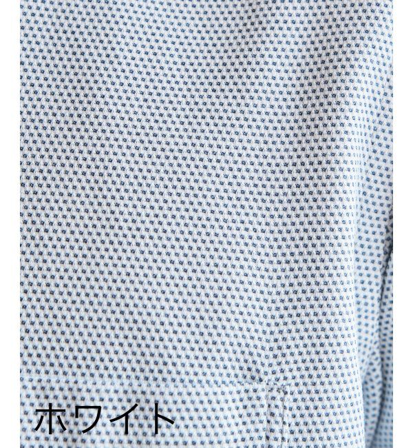 IKKA LOUNGE「デニムライクスイスカラーシャツ」|シャツ・ブラウス|