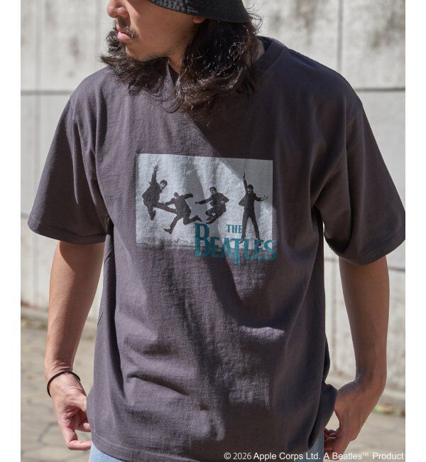 VENCE share style「THE BEATLES ザ ビートルズ tour print Tシャツ」|Tシャツ・カットソー|チャコール