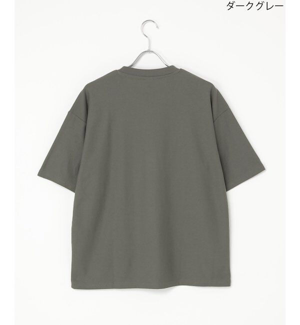 VENCE share style「梨地 ミッキーマウス＆ミニーマウス プリントTシャツ」|Tシャツ・カットソー|