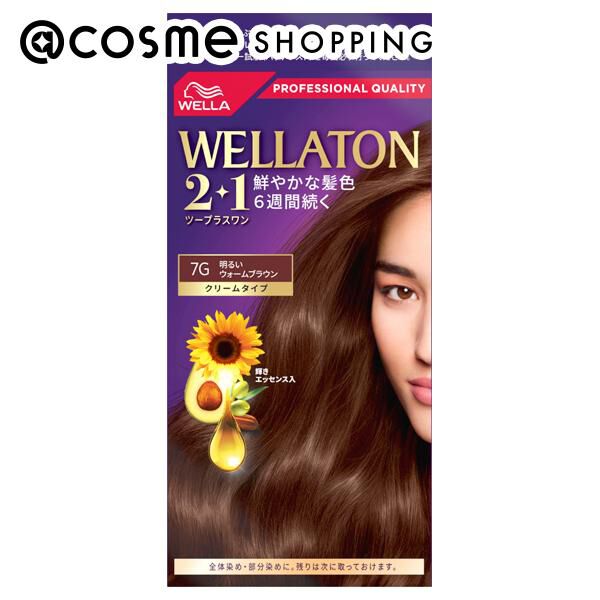  「ウエラ ウエラトーン　ツープラスワン　クリームタイプ ７G　明るいウォームブラウン」|ヘアスタイリング|その他