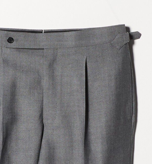 UNITED ARROWS「サイドアジャスター 1プリーツ スラックス」|スラックス|