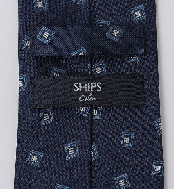 SHIPS Colors 「SHIPS Colors:シルク ジオメトリック ネクタイ」|ネクタイ・蝶ネクタイ|