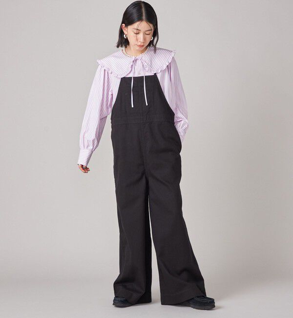 SHIPS for women「SHIPS NINE CASE:〈手洗い可能〉ビッグ カラー ブラウス」|シャツ・ブラウス|