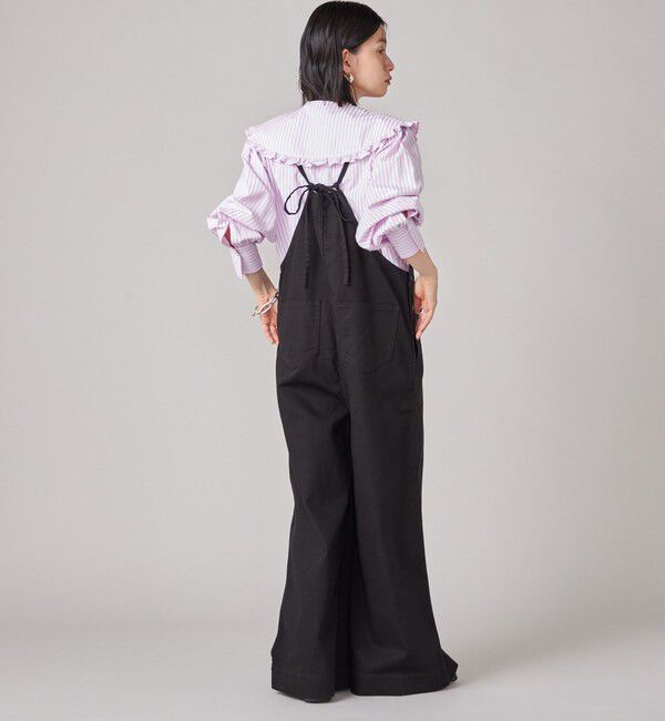 SHIPS for women「SHIPS NINE CASE:〈手洗い可能〉ビッグ カラー ブラウス」|シャツ・ブラウス|