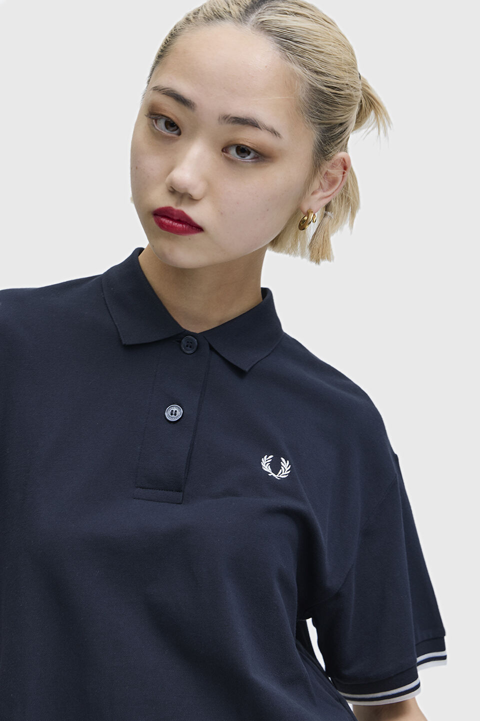 FRED PERRY 「Sheer Tipped Polo Shirt／シアーティップラインポロシャツ」|ポロシャツ|