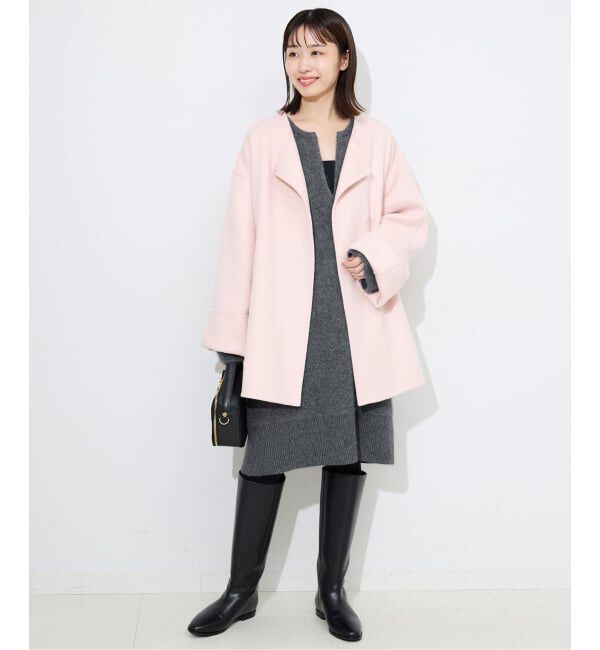 SLOBE IENA「《追加》ウォッシャブルファーリーミニワンピース」|ワンピース|