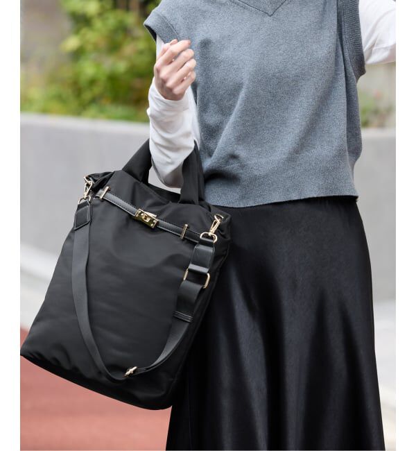 SLOBE IENA「《追加2》SLOBE パッファートートバッグ」|トートバッグ|