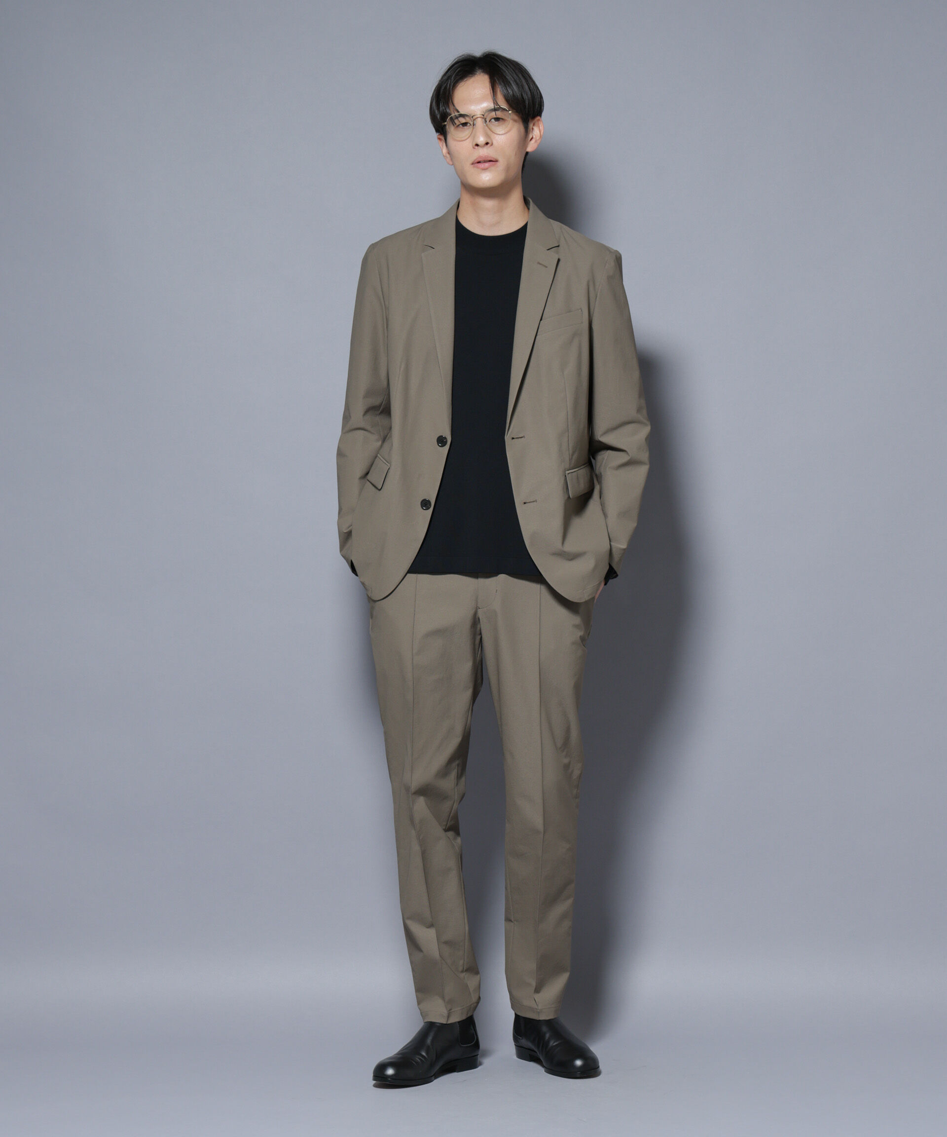 nano･universe「「N TROUSERS BASIC」SizeMoreTEXBRID(R)ストレッチパンツ(セットアップ可)」|スーツ|