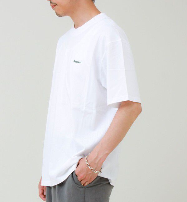 GLOSTER「【BARBOUR/バブアー】LOGO OS T-SHIRT」|Tシャツ・カットソー|