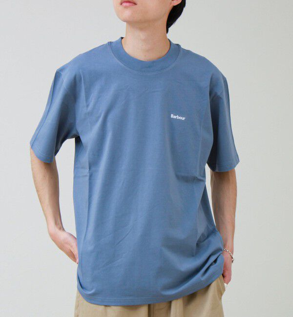 GLOSTER「【BARBOUR/バブアー】LOGO OS T-SHIRT」|Tシャツ・カットソー|