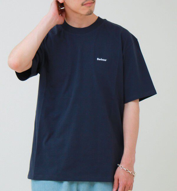 GLOSTER「【BARBOUR/バブアー】LOGO OS T-SHIRT」|Tシャツ・カットソー|