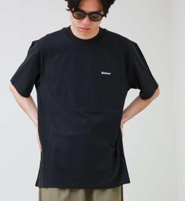 GLOSTER「【BARBOUR/バブアー】LOGO OS T-SHIRT」|Tシャツ・カットソー|