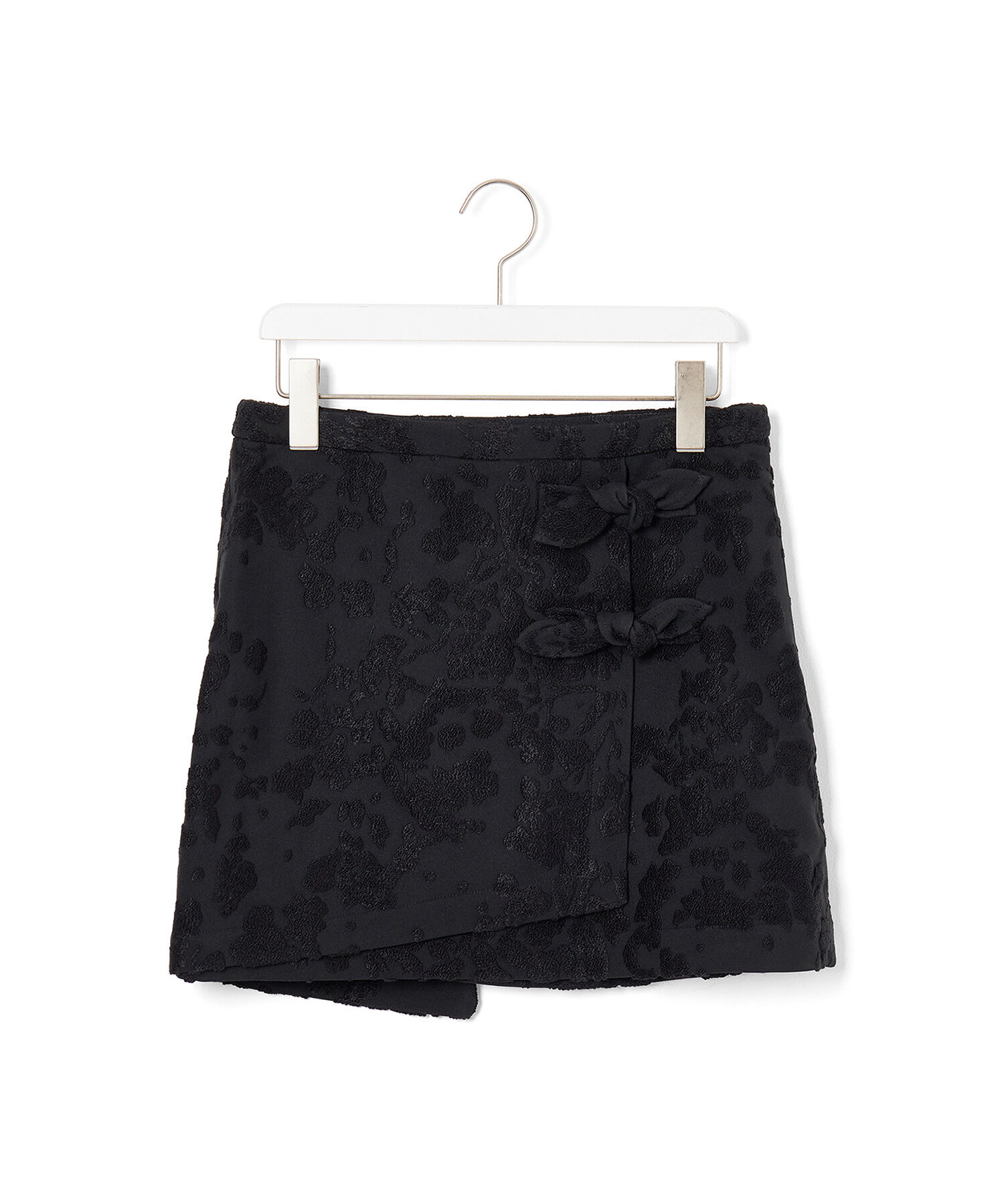 ADAM ET ROPE'「GANNI Boucle Jacquard Suiting Mini Skirt」|スカート|ブラック(01)