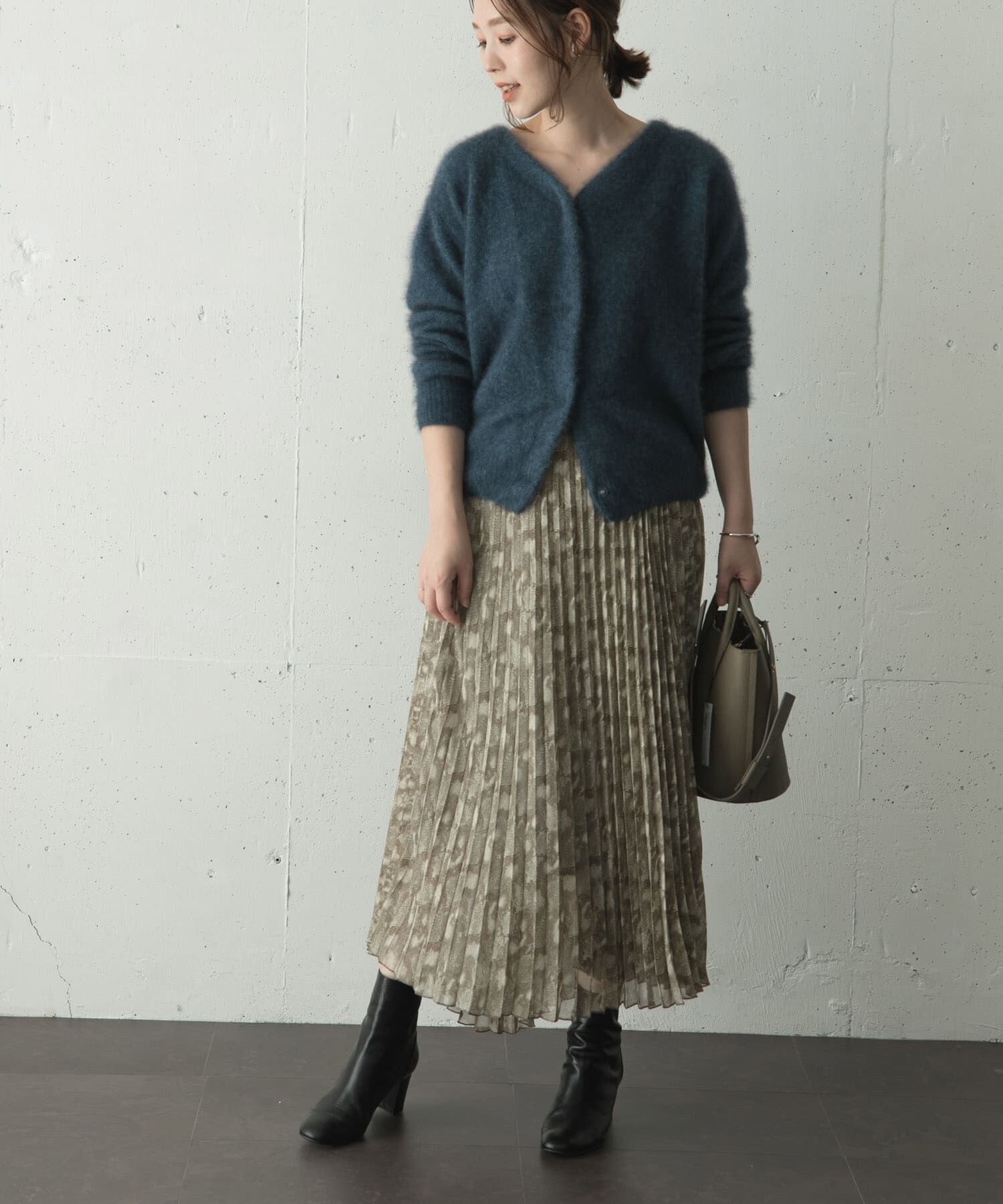 URBAN RESEARCH ROSSO「スネークプリントプリーツスカート&there4;」|スカート|
