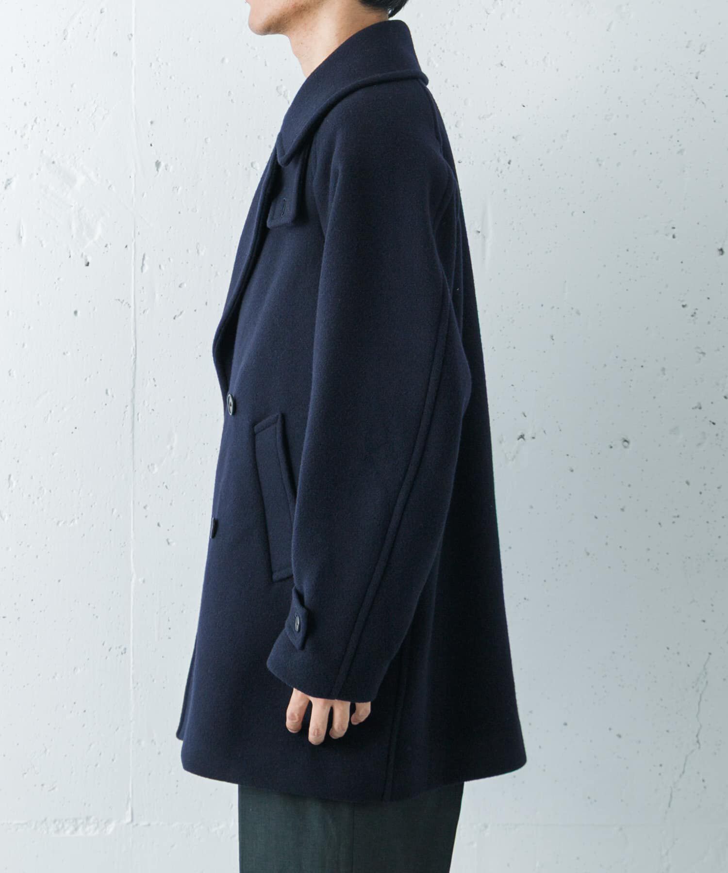 URBAN RESEARCH「new basic　DOUBLE BREAST HALF COAT」|ピーコート|