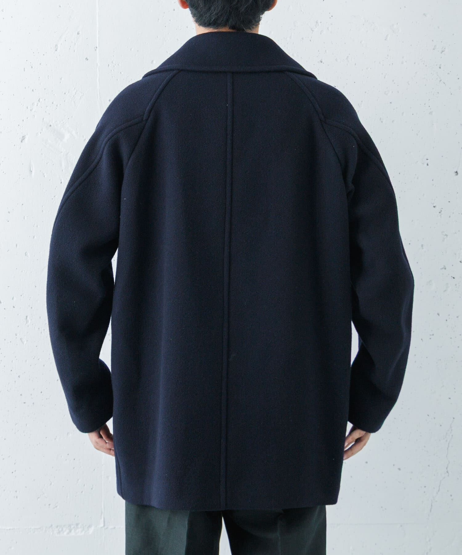 URBAN RESEARCH「new basic　DOUBLE BREAST HALF COAT」|ピーコート|