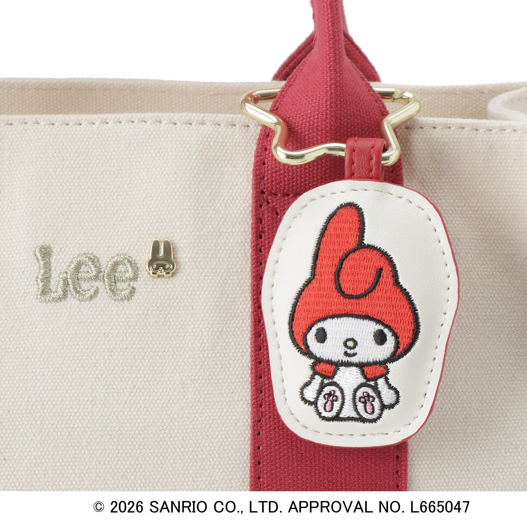 grove「【マイメロディ＆クロミ】Lee別注チャーム付きトート」|トートバッグ|