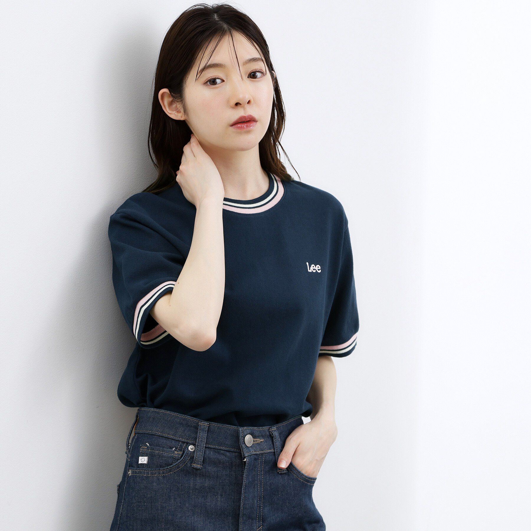 grove「【Lee】SEEDSTICH TEE」|Tシャツ・カットソー|ネイビー(094)