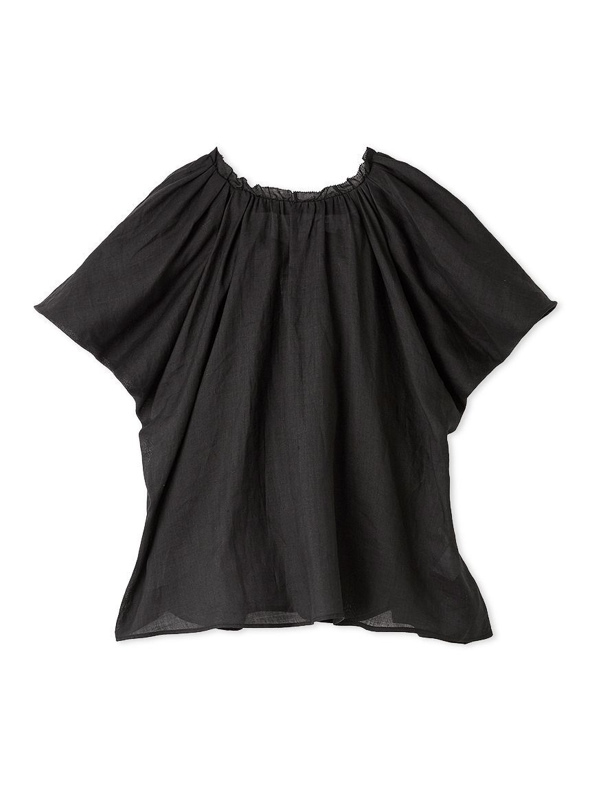 Mila Owen「【ウォッシャブル】2wayラミーパフスリーブブラウス」|シャツ・ブラウス|BLK