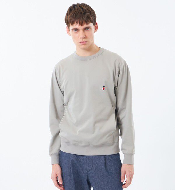 MACKINTOSH PHILOSOPHY「バッキンガムベア ライトフリース 長袖プルオーバー」|Tシャツ・カットソー|ライトグレー