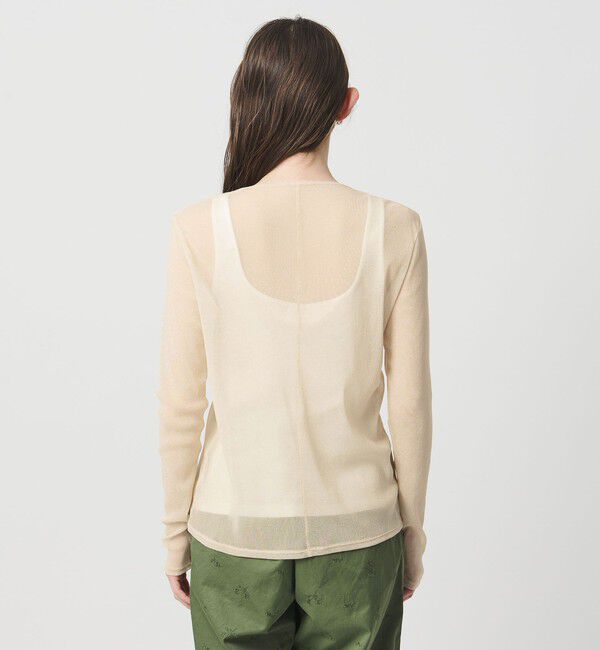 UNITED ARROWS「チュールジャージー グリッター カットソー」|Tシャツ・カットソー|