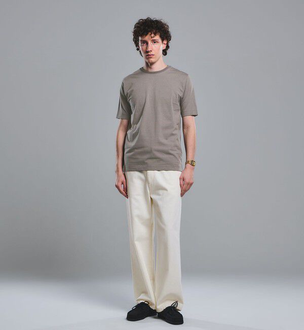 UNITED ARROWS green label relaxing「ウォッシュド ワイド デニムパンツ」|デニム|
