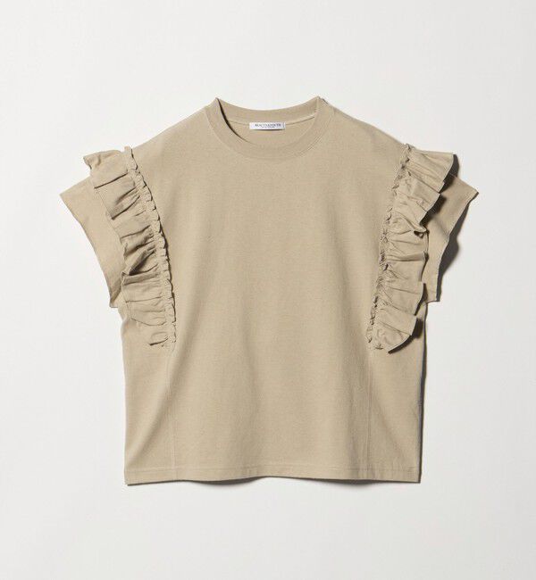 BEAUTY&YOUTH UNITED ARROWS「コットンフリル ショートスリーブ カットソー」|Tシャツ・カットソー|