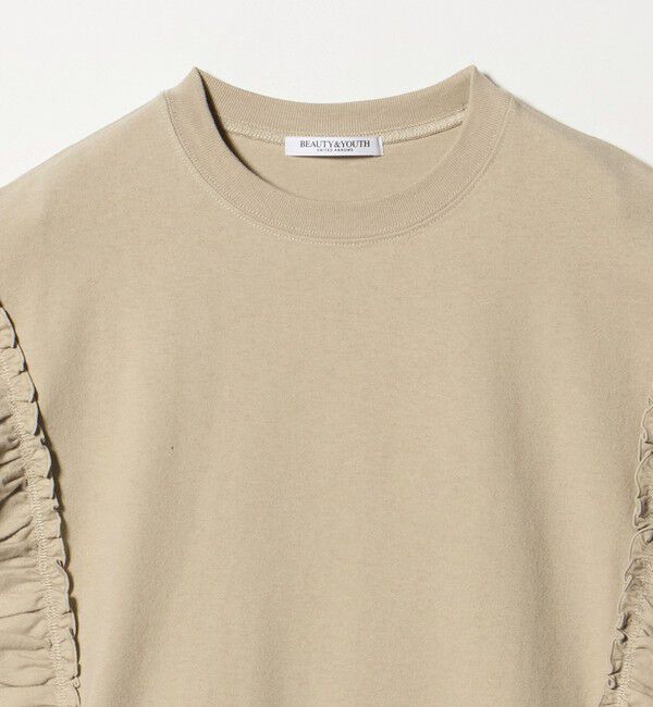 BEAUTY&YOUTH UNITED ARROWS「コットンフリル ショートスリーブ カットソー」|Tシャツ・カットソー|
