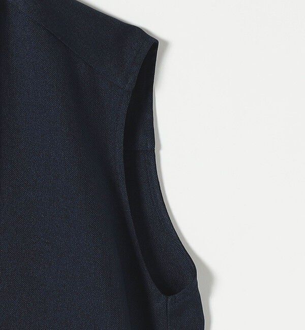 quaranciel「quaranciel:〈洗濯機可能〉リネン ライク スキッパー シャツ ワンピース＆パンツ セットアップ」|ワンピース|