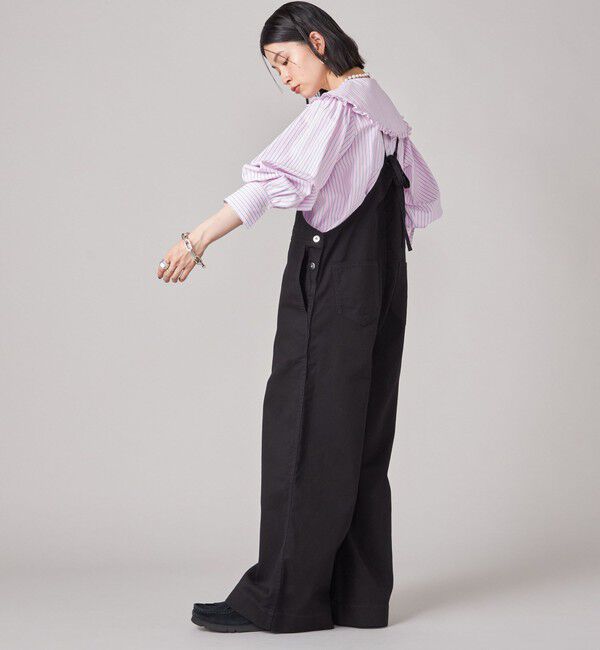SHIPS for women「SHIPS NINE CASE:〈手洗い可能〉ビッグ カラー ブラウス」|シャツ・ブラウス|