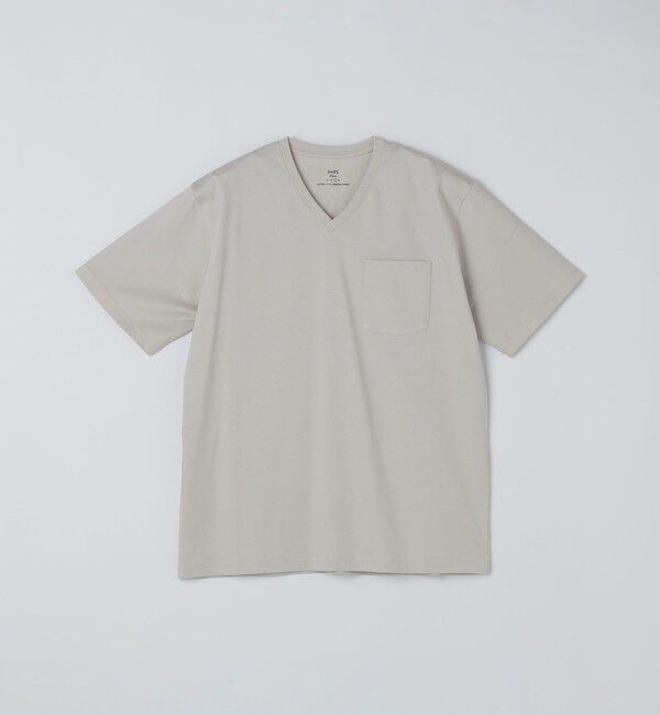 SHIPS Colors 「SHIPS Colors:〈抗菌防臭・接触冷感・UVカット〉シルケット コットン Vネック T◇」|Tシャツ・カットソー|