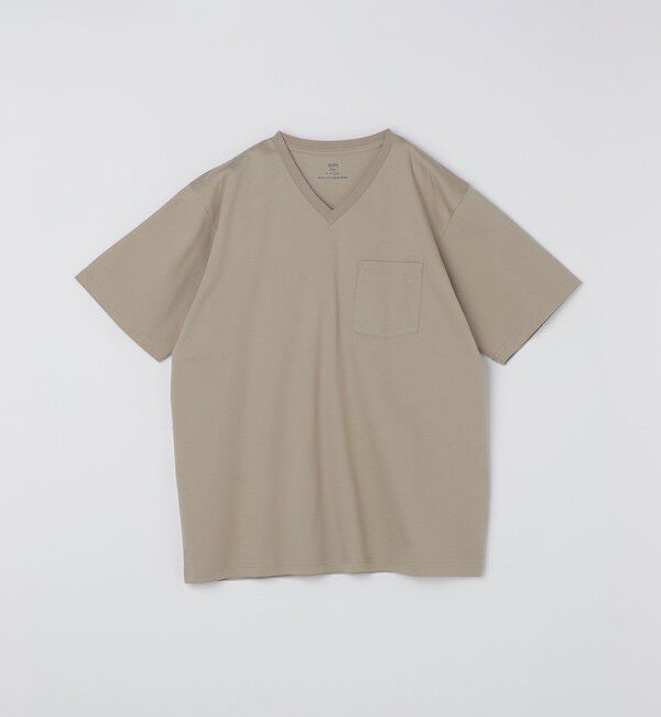 SHIPS Colors 「SHIPS Colors:〈抗菌防臭・接触冷感・UVカット〉シルケット コットン Vネック T◇」|Tシャツ・カットソー|