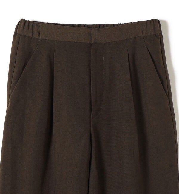 SHIPS for women「SHIPS Primary Navy Label:麻混 テーパード パンツ（セットアップ対応）」|その他|