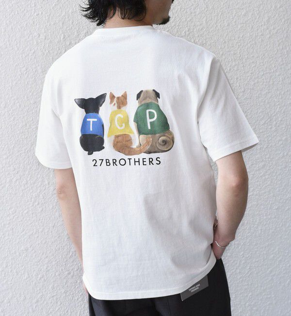 SHIPS Colors 「さかがみ家&times;SHIPS:コラボ プリント Tシャツ◇」|Tシャツ・カットソー|