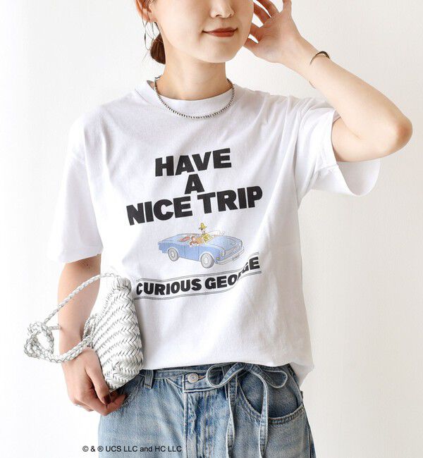 SHIPS for women「【SHIPS別注】GOOD ROCK SPEED/Curious George/TEE」|Tシャツ・カットソー|ホワイト