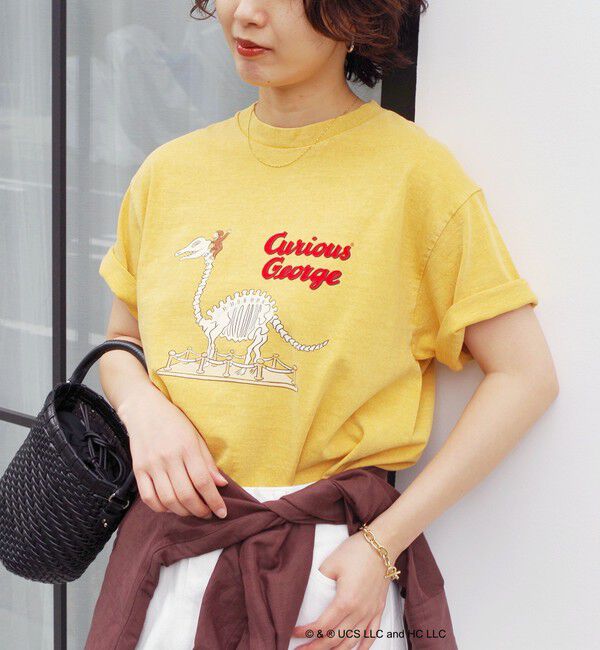 SHIPS for women「【SHIPS別注】GOOD ROCK SPEED/Curious George/TEE」|Tシャツ・カットソー|イエロー