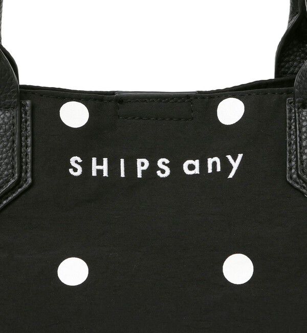 SHIPS any「《予約》SHIPS any:〈撥水加工〉A4 ドット 2WAY トートバッグ」|トートバッグ|