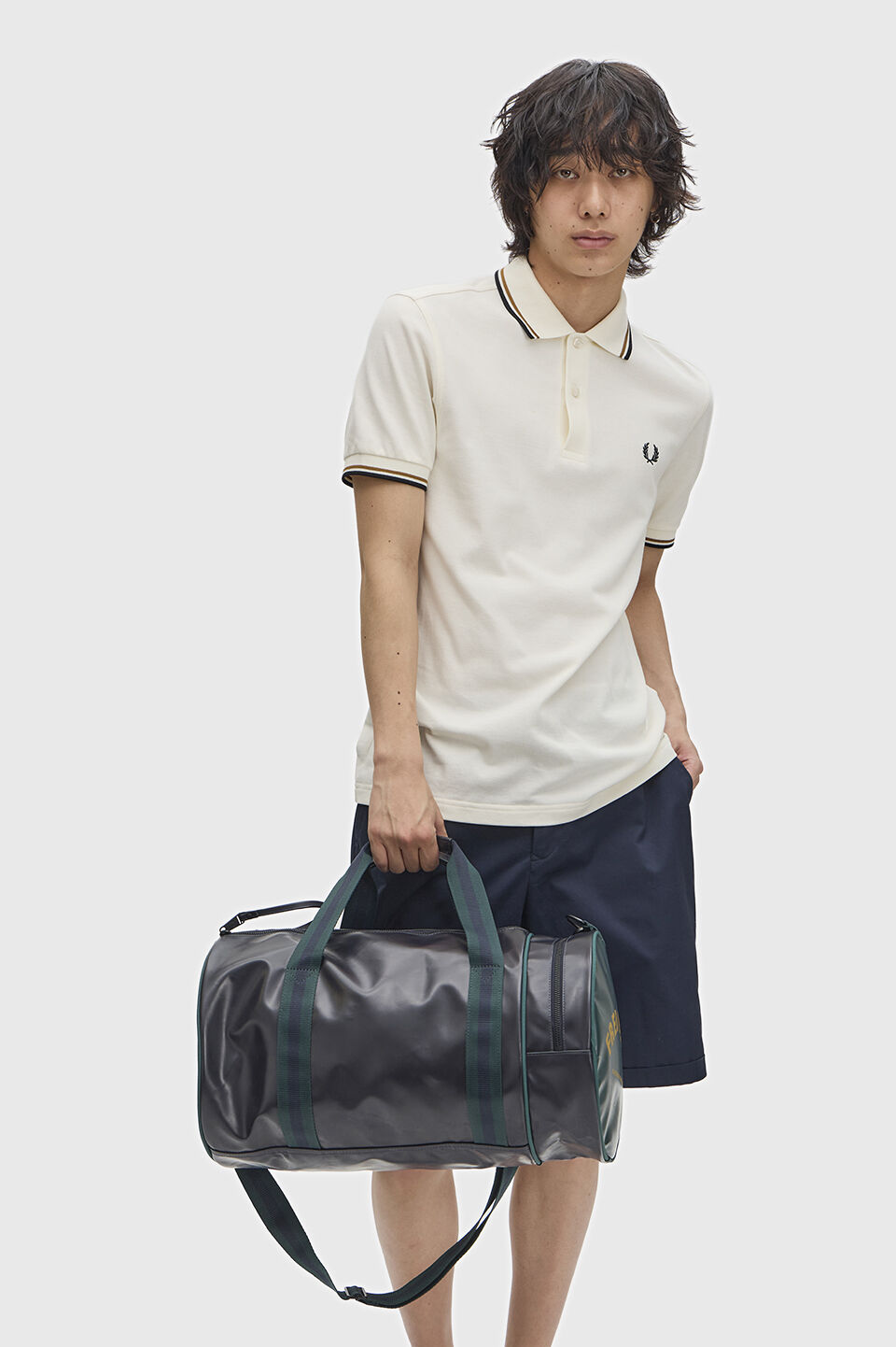 FRED PERRY 「Classic Barrel Bag／クラシックバレルバッグ」|ボストンバッグ|