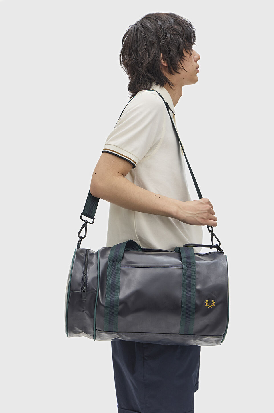 FRED PERRY 「Classic Barrel Bag／クラシックバレルバッグ」|ボストンバッグ|