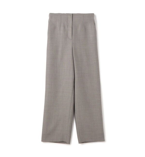 Ballsey「ライトカルゼ ストレートパンツ」|スラックス|15 グレー