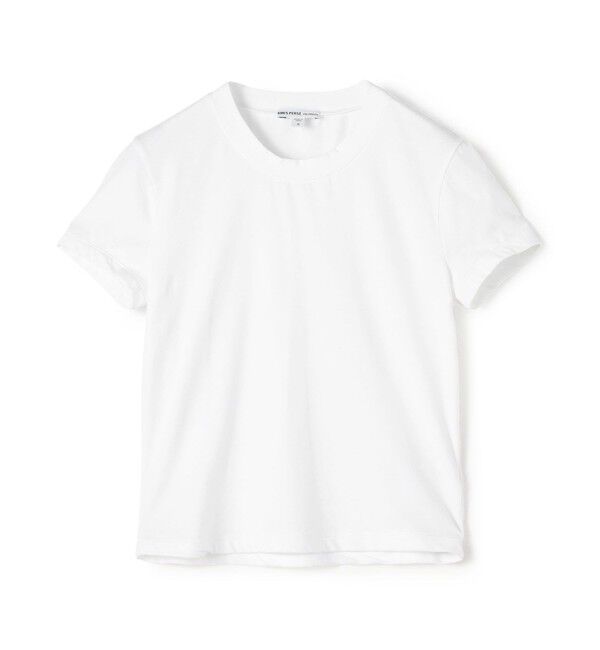 JAMES PERSE「コットンポリエステル クロップドTシャツ WMTP3926」|Tシャツ・カットソー|11 ホワイト