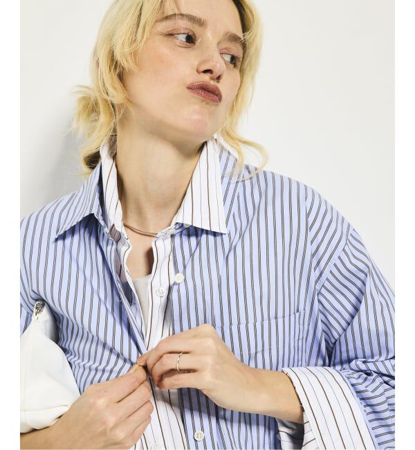 Plage「5stripe adjust シャツ」|シャツ・ブラウス|