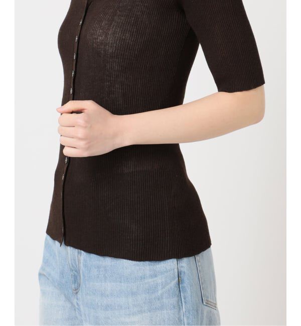 Plage「R&rsquo;IAM RIB SEER カーディガン」|カーディガン|