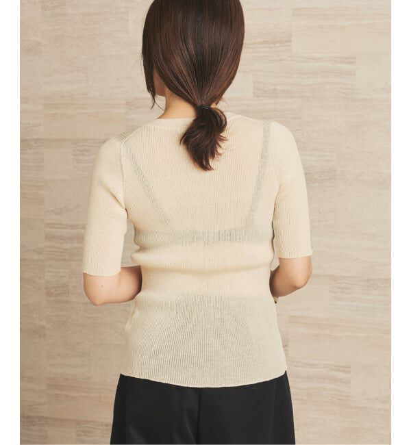 Plage「R&rsquo;IAM RIB SEER カーディガン」|カーディガン|